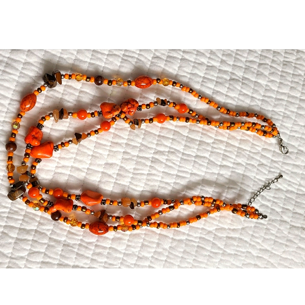 Orange necklace